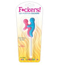F*Ckers! Sex Position Suckers - Standing Screw - Risque Raspberry