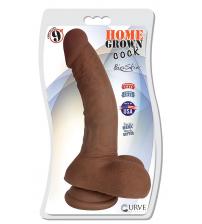 9" Home Grown Cock - Chocolate