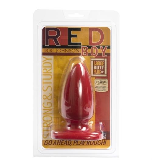 Red Boy Large 5 Inch Butt Plug
