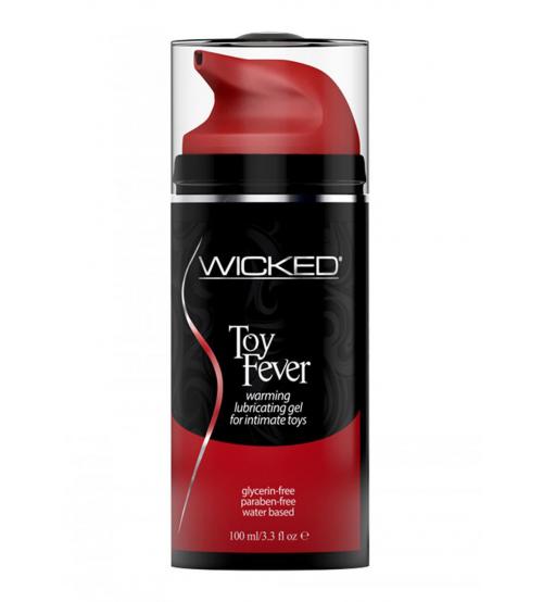 Wicked Toy Fever Warming Lubricating Gel Water Based for Intimate Toys 3.3 Ounce