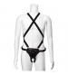 Vac-U-Lock - Suspender Harness With Plug - Black