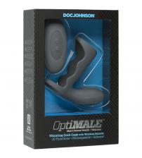 Optimale - Vibrating Cock Cage With Wireless  Remote - Rechargeable - Silicone - Slate