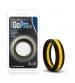 Performance - Silicone Go Pro Cock Ring -  Black/gold/black