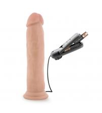 Dr. Skin - Dr. Throb - 9.5 Inch Vibrating Realistic Cock With Suction Cup - Vanilla