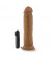Dr. Skin - Dr. Throb - 9.5 Inch Vibrating  Realistic Cock With Suction Cup - Mocha