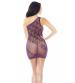 One Shoulder Chemise - One Size - Purple