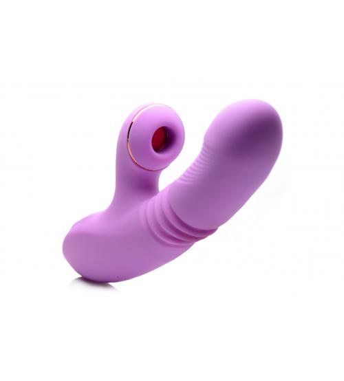 Shegasm Thrusting Suction Rabbit - Purple