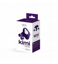 Kimi Rechargeable Dual Finger Vibe With Remote Control - Deep Purple