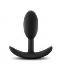 Luxe - Wearable Vibra Slim Plug - Small - Black