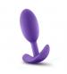 Luxe - Wearable Vibra Slim Plug - Medium - Purple