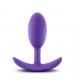 Luxe - Wearable Vibra Slim Plug - Medium - Purple