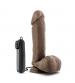 X5 Plus - 8 Inch Gyrating Vibrating Cock - Chocolate