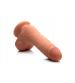 7 Inch Ultra Real Dual Layer Suction Cup Dildo - Medium Tone Skin
