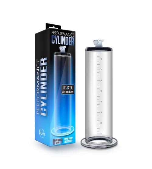 Performance  9 Inch X 2 Inch Penis Pump Cylinder   Clear