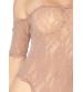 Strapless Lace Teddy - Nude - Medium/large