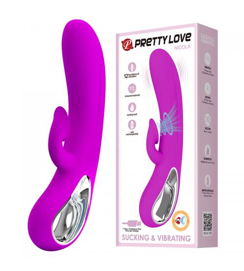 Pretty Love Nicola Sucking and Vibrating