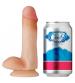 Cloud 9 Novelties Dual Density Real Touch 6 Inch With Balls - Flesh