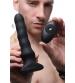 Silicone Vibrating & Squirming Plug With Remote Control