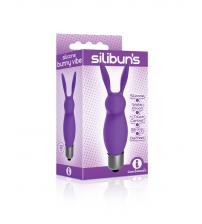The 9's Silibus Silicone Bunny Bullet - Purple