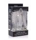 Peephole Clear Hollow Anal Plug - Small