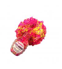 Mayan Raveress Neon Uv Cosmetic  Glitter Glitz Grenade Keychain in Aloe Gel