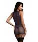 Garter Slip, G-String - Large - Eggplant