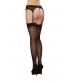 Sheer Thigh High - One Size - Black