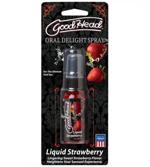 Good Head Oral Delight Spray 1 Oz  - Liquid Strawberry