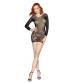 Versatile Fishnet Bodystocking - One Size - Black