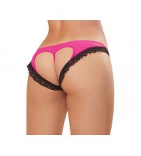 Panty - X-Large - Hot Pink/ Black