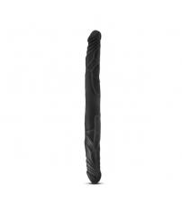 B Yours - 14 Inch Double Dildo - Black
