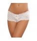 Open Back Panty - White - Small