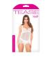 Isla Lace & Net Babydoll & Panty - White -  Medium/ Large