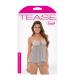 Ella Lace Babydoll and G-String - Dove/gray - S/m