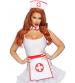 3 Pc Nurse Kit - One Size - White/red