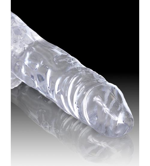 King Cock Clear 4" Cock With Balls