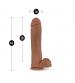 Silicone Willy's - 11.5 Inch Silicone Dildo With Suction Cup - Mocha