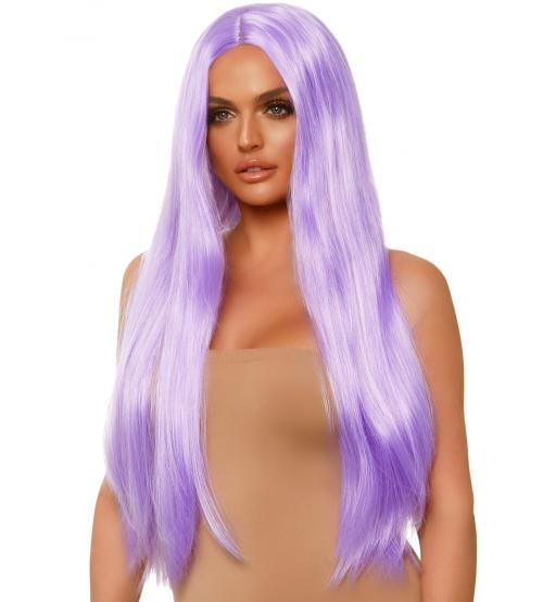 Long Straight Wig 33 Inch - Lavender