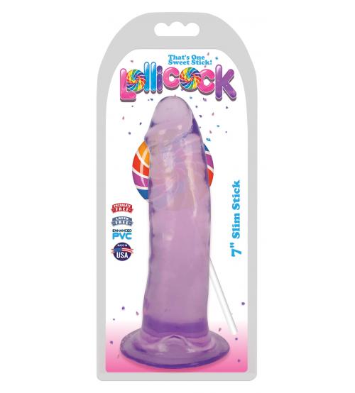 Lollicock 7 Inch Slim Stick - Grape Ice