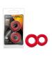Stay Hard - Donut Rings - Red
