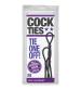 Silicone Cock Ties - Black
