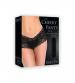 The Cheeky Panty With Rechargeable Bullet - Black