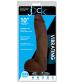 Jock 10 Inch Vibrating Dong With Balls Chocolate