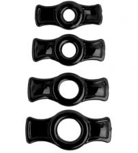 Titanmen Cock Ring Set - Black
