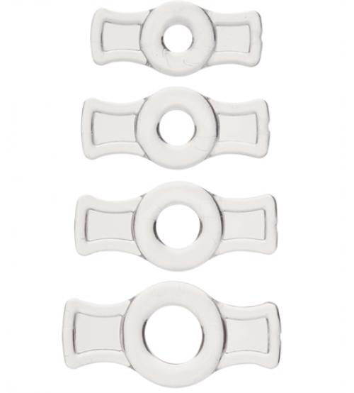 Titanmen Tools Cock Ring Set - Clear