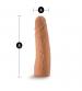 Lock on - 7 Inch Realistic Lock on Dildo - Mocha