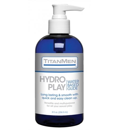 Titanmen Hydro Play Water Based Glide - Bulk - 8 Fl. Oz.