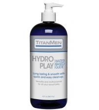 Titanmen Hydro Play Water Based Glide - Bulk - 32  Fl. Oz.