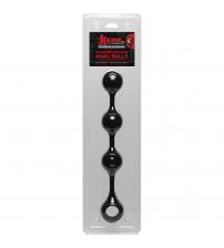 Anal Essentials Weighted Silicone Anal Balls - Black