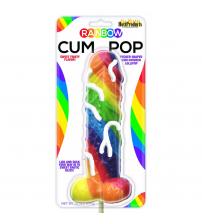 Rainbow Cum Pops Lollipop